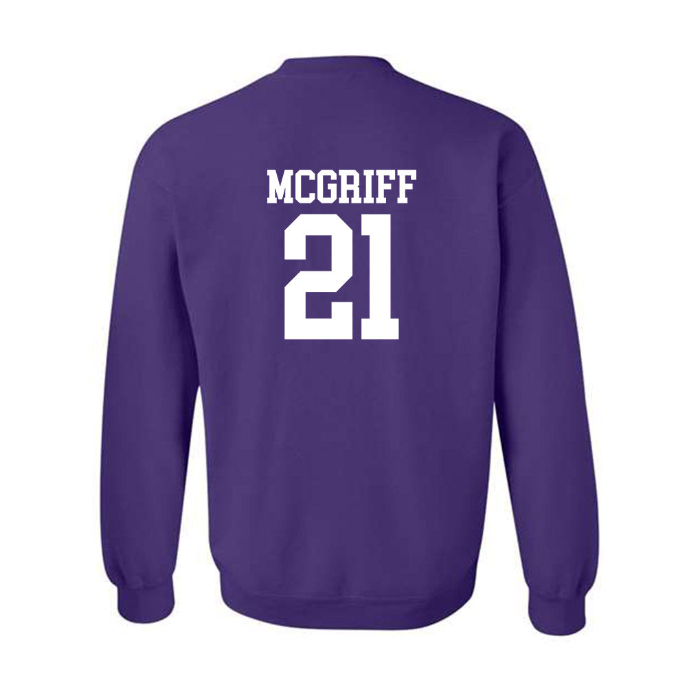 Kansas State - NCAA Men's Basketball : Khamari McGriff - Classic Shersey Crewneck Sweatshirt-1