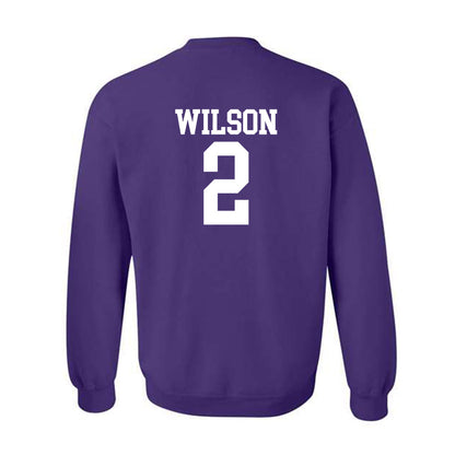 Kansas State - NCAA Men's Basketball : Exavier Wilson - Classic Shersey Crewneck Sweatshirt-1
