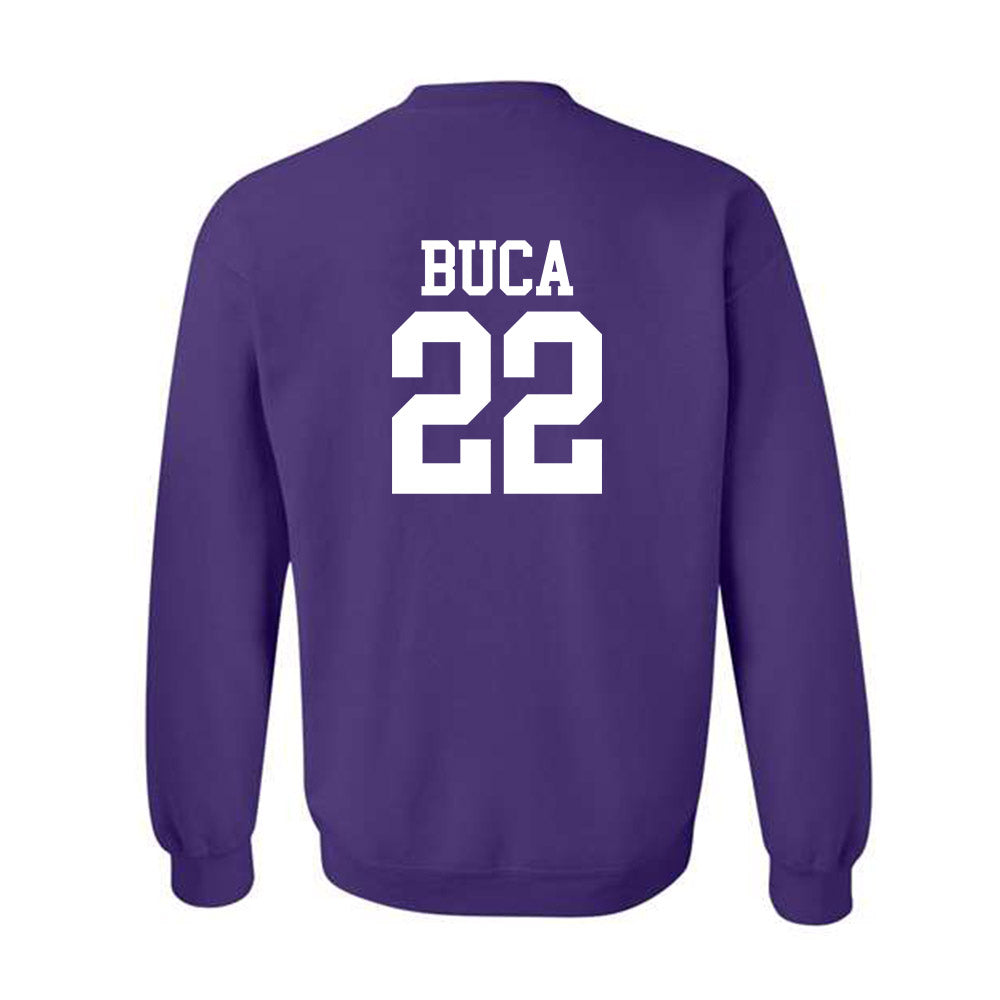 Kansas State - NCAA Men's Basketball : Dorin Buca - Classic Shersey Crewneck Sweatshirt-1