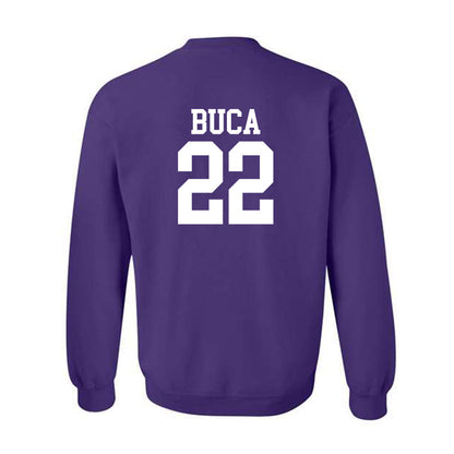 Kansas State - NCAA Men's Basketball : Dorin Buca - Classic Shersey Crewneck Sweatshirt-1