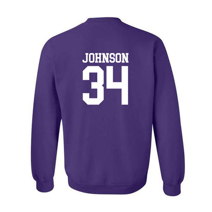 Kansas State - NCAA Men's Basketball : Nate Johnson - Classic Shersey Crewneck Sweatshirt-1