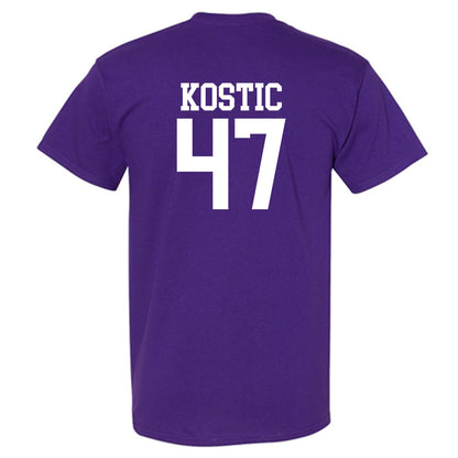 Kansas State - NCAA Men's Basketball : Andrej Kostic - Classic Shersey T-Shirt-1