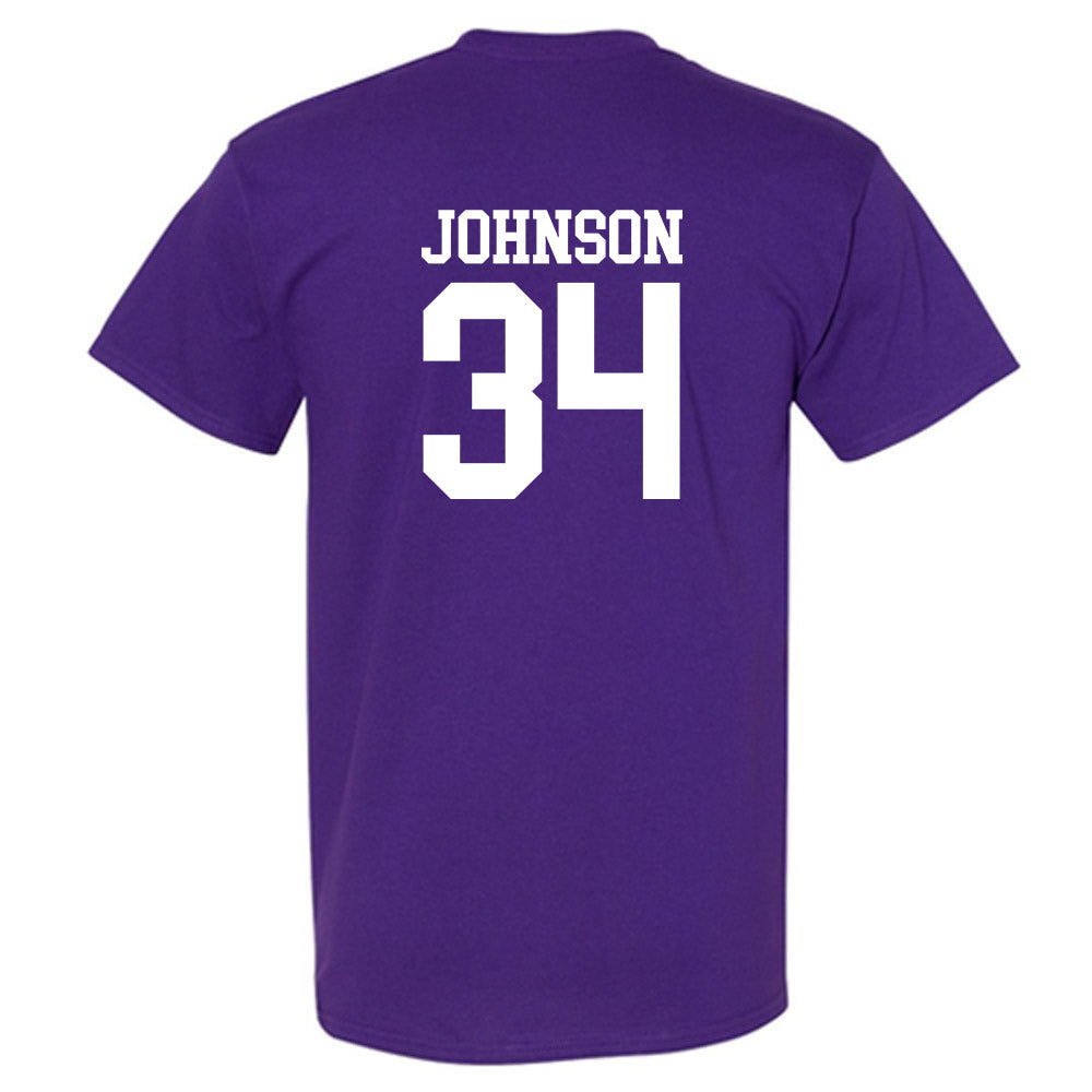 Kansas State - NCAA Men's Basketball : Nate Johnson - Classic Shersey T-Shirt-1
