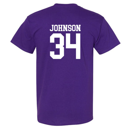 Kansas State - NCAA Men's Basketball : Nate Johnson - Classic Shersey T-Shirt-1