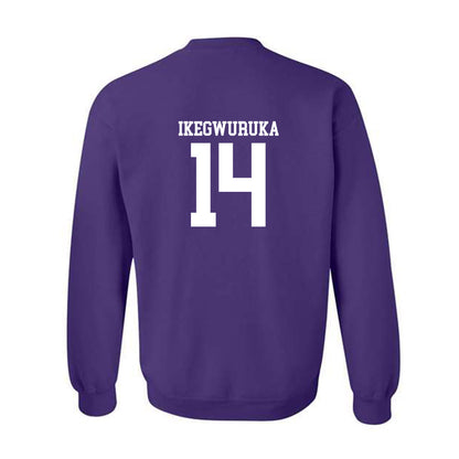 Kansas State - NCAA Men's Basketball : Mobi Ikegwuruka - Classic Shersey Crewneck Sweatshirt-1