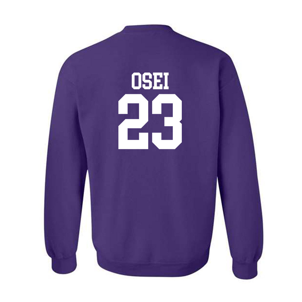 Kansas State - NCAA Men's Basketball : Stephen Osei - Classic Shersey Crewneck Sweatshirt-1