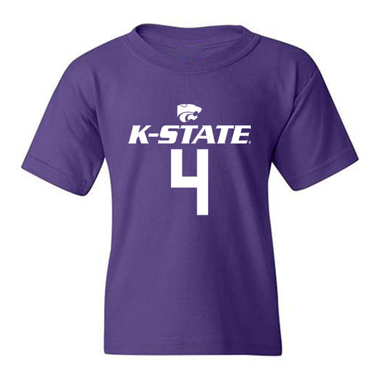 Kansas State - NCAA Men's Basketball : Mobi Ikegwuruka - Classic Shersey Youth T-Shirt-0