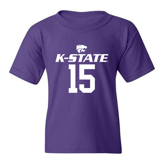 Kansas State - NCAA Men's Basketball : Taj Manning - Classic Shersey Youth T-Shirt-0