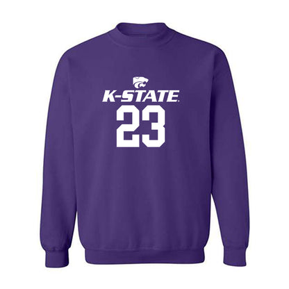 Kansas State - NCAA Men's Basketball : Stephen Osei - Classic Shersey Crewneck Sweatshirt-0