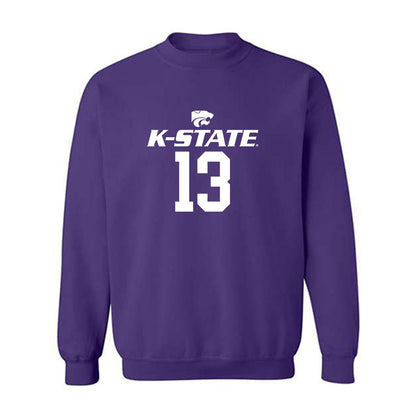 Kansas State - NCAA Men's Basketball : Will McNair Jr - Classic Shersey Crewneck Sweatshirt-0