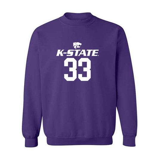 Kansas State - NCAA Men's Basketball : Coleman Hawkins - Classic Shersey Crewneck Sweatshirt-0