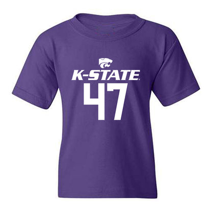 Kansas State - NCAA Men's Basketball : Andrej Kostic - Classic Shersey Youth T-Shirt-0