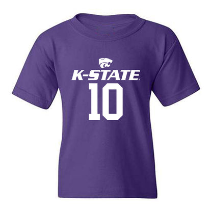 Kansas State - NCAA Men's Basketball : David Castillo - Classic Shersey Youth T-Shirt-0