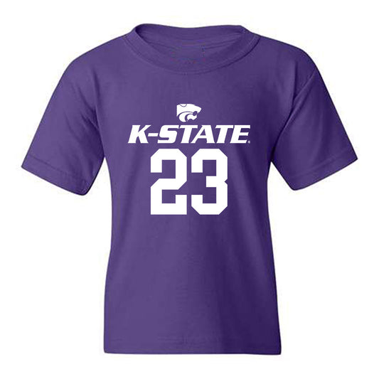 Kansas State - NCAA Men's Basketball : Macaleab Rich - Classic Shersey Youth T-Shirt-0