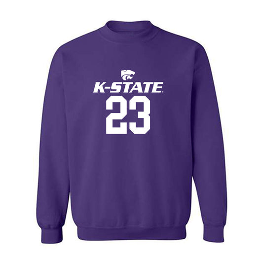 Kansas State - NCAA Men's Basketball : Macaleab Rich - Classic Shersey Crewneck Sweatshirt-0