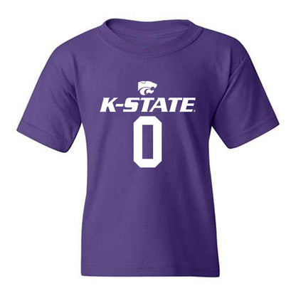Kansas State - NCAA Men's Basketball : Elias Rapieque - Classic Shersey Youth T-Shirt-0