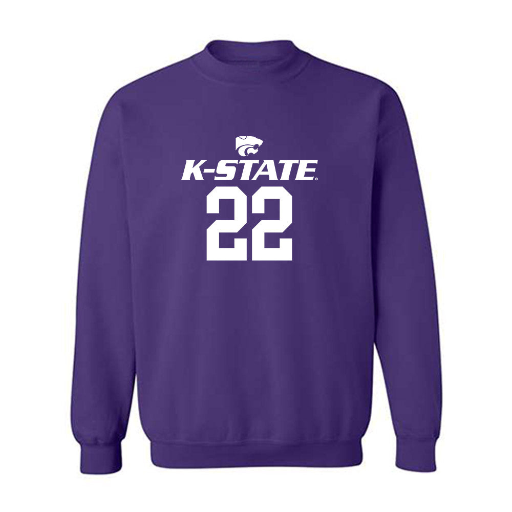 Kansas State - NCAA Men's Basketball : Dorin Buca - Classic Shersey Crewneck Sweatshirt-0