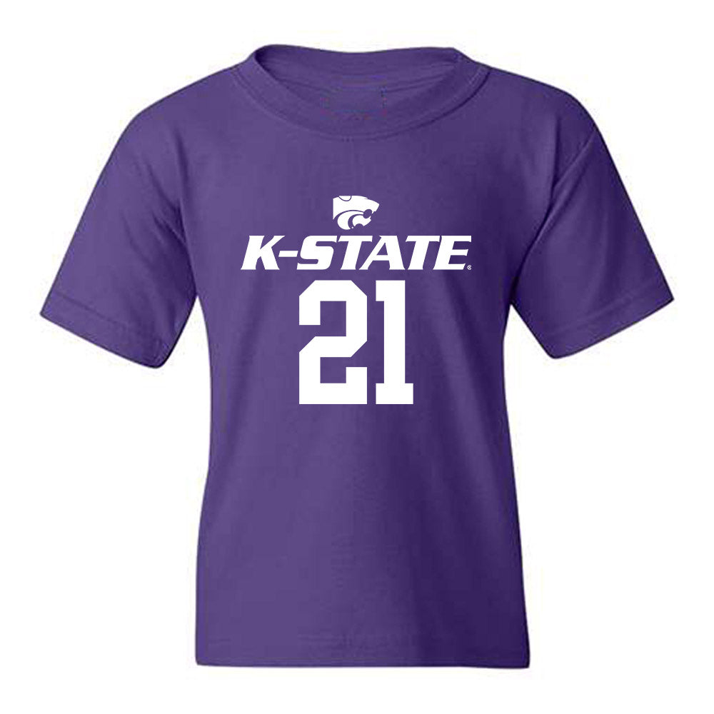 Kansas State - NCAA Men's Basketball : Khamari McGriff - Classic Shersey Youth T-Shirt-0