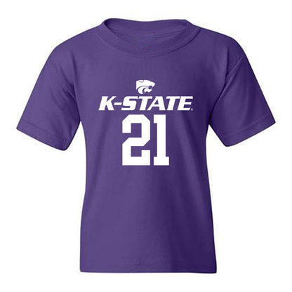 Kansas State - NCAA Men's Basketball : Khamari McGriff - Classic Shersey Youth T-Shirt-0