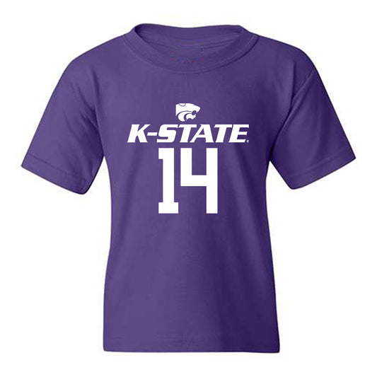 Kansas State - NCAA Men's Basketball : Mobi Ikegwuruka - Classic Shersey Youth T-Shirt-0