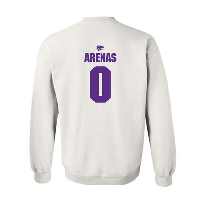 Kansas State - NCAA Women's Basketball : Izela Arenas - Sports Shersey Crewneck Sweatshirt-1