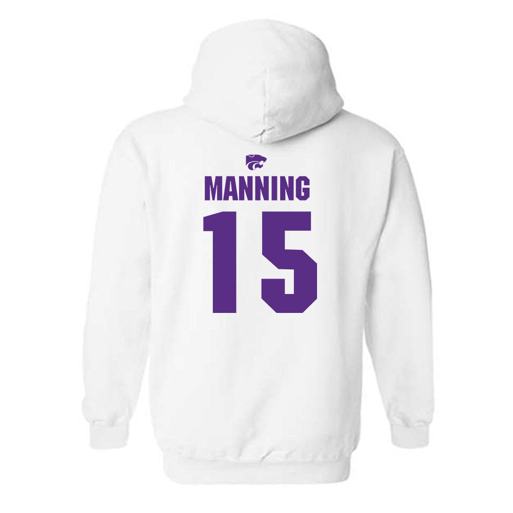 Kansas State - NCAA Men's Basketball : Taj Manning - Sports Shersey Hooded Sweatshirt