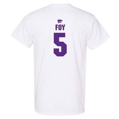 Kansas State - NCAA Women's Basketball : Aniya' Foy - Sports Shersey T-Shirt-1