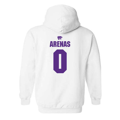 Kansas State - NCAA Women's Basketball : Izela Arenas - Sports Shersey Hooded Sweatshirt-1