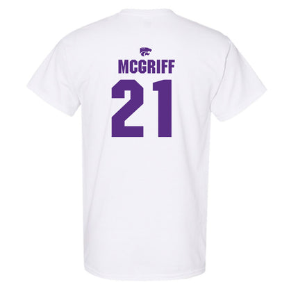 Kansas State - NCAA Men's Basketball : Khamari McGriff - Sports Shersey T-Shirt-1