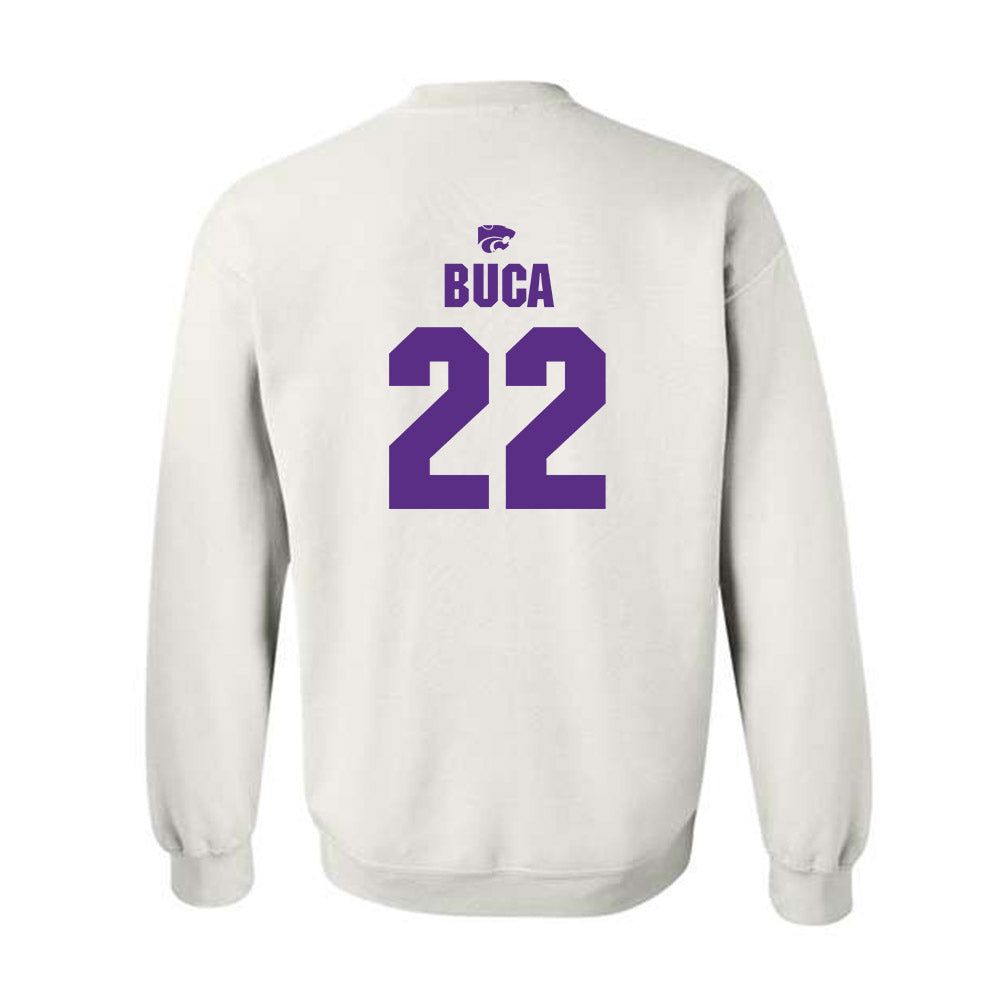 Kansas State - NCAA Men's Basketball : Dorin Buca - Sports Shersey Crewneck Sweatshirt-1