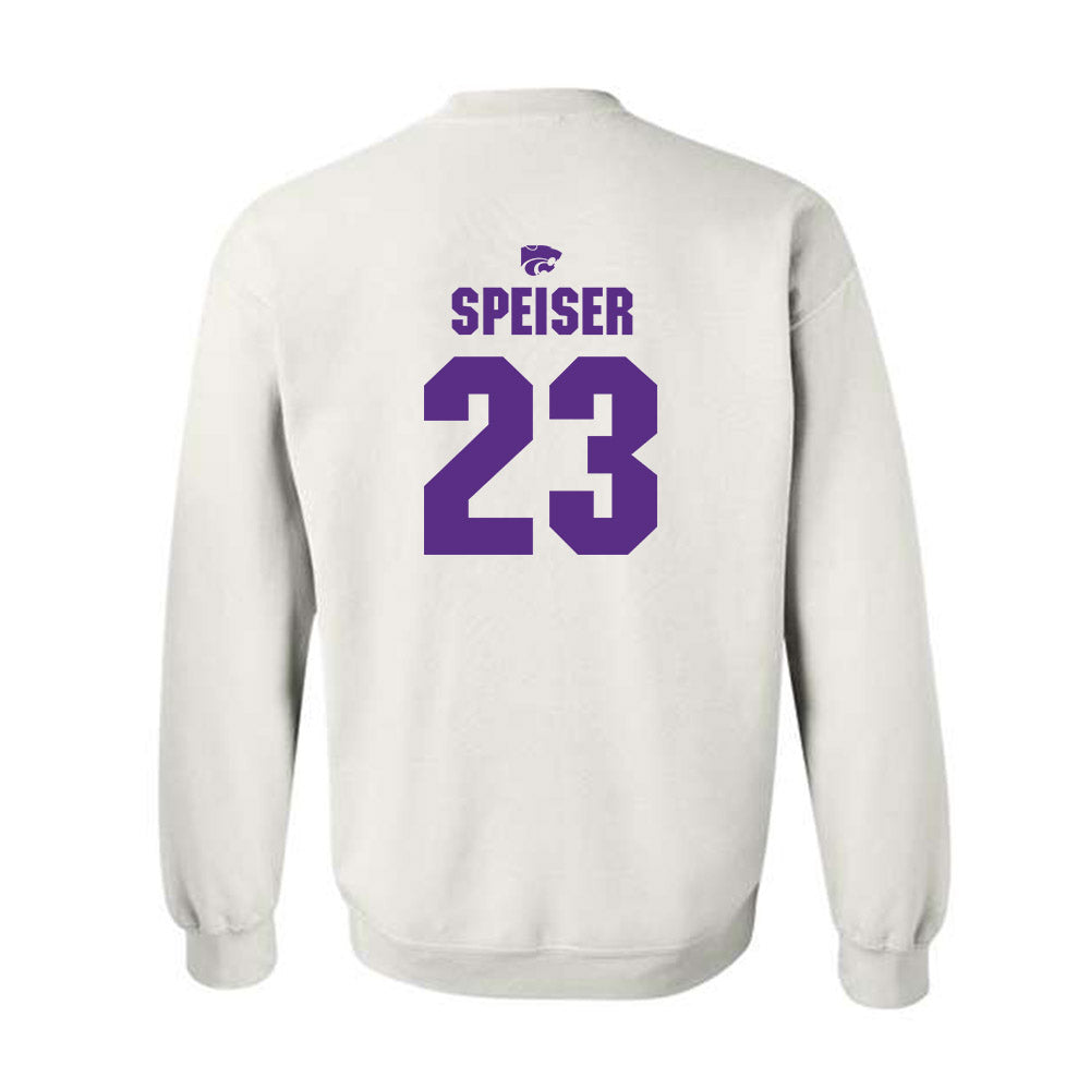 Kansas State - NCAA Women's Basketball : jordan speiser - Sports Shersey Crewneck Sweatshirt-1