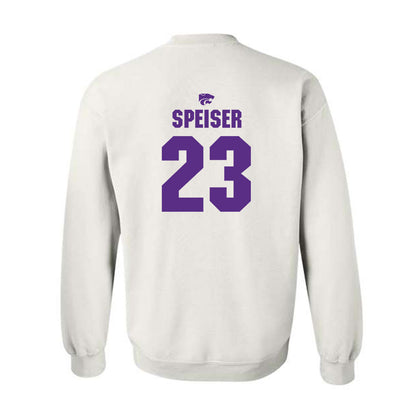 Kansas State - NCAA Women's Basketball : jordan speiser - Sports Shersey Crewneck Sweatshirt-1