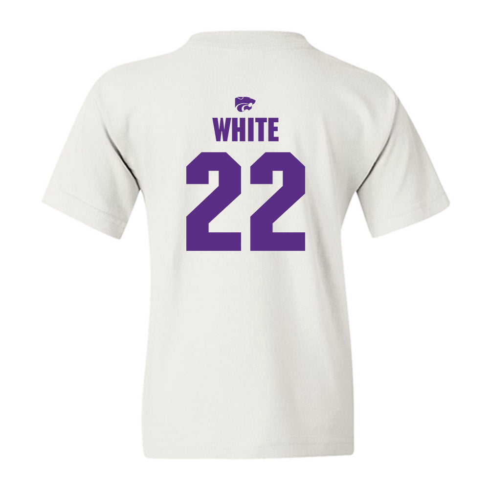 Kansas State - NCAA Women's Basketball : Ramiya White - Sports Shersey Youth T-Shirt-1