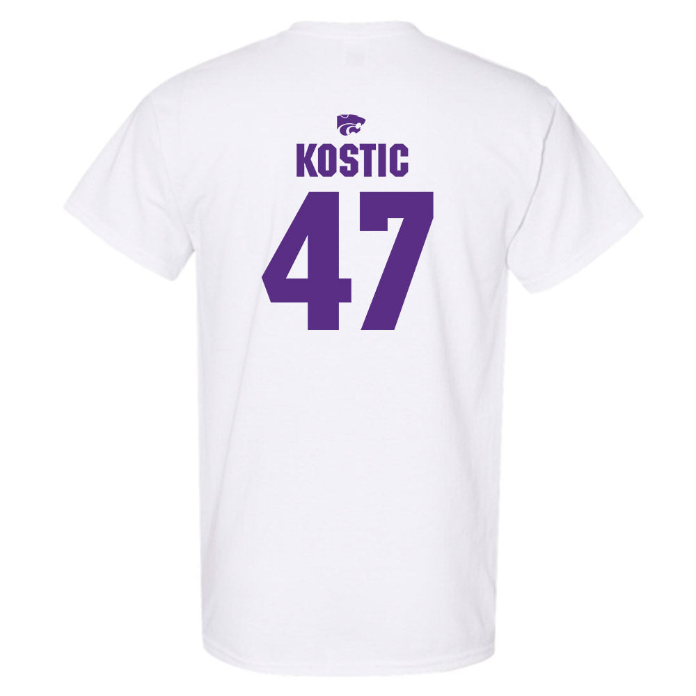 Kansas State - NCAA Men's Basketball : Andrej Kostic - Sports Shersey T-Shirt-1