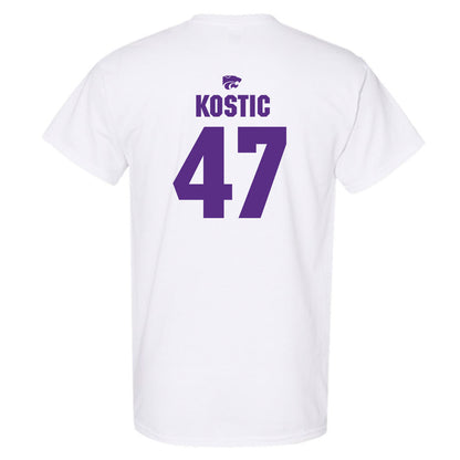 Kansas State - NCAA Men's Basketball : Andrej Kostic - Sports Shersey T-Shirt-1