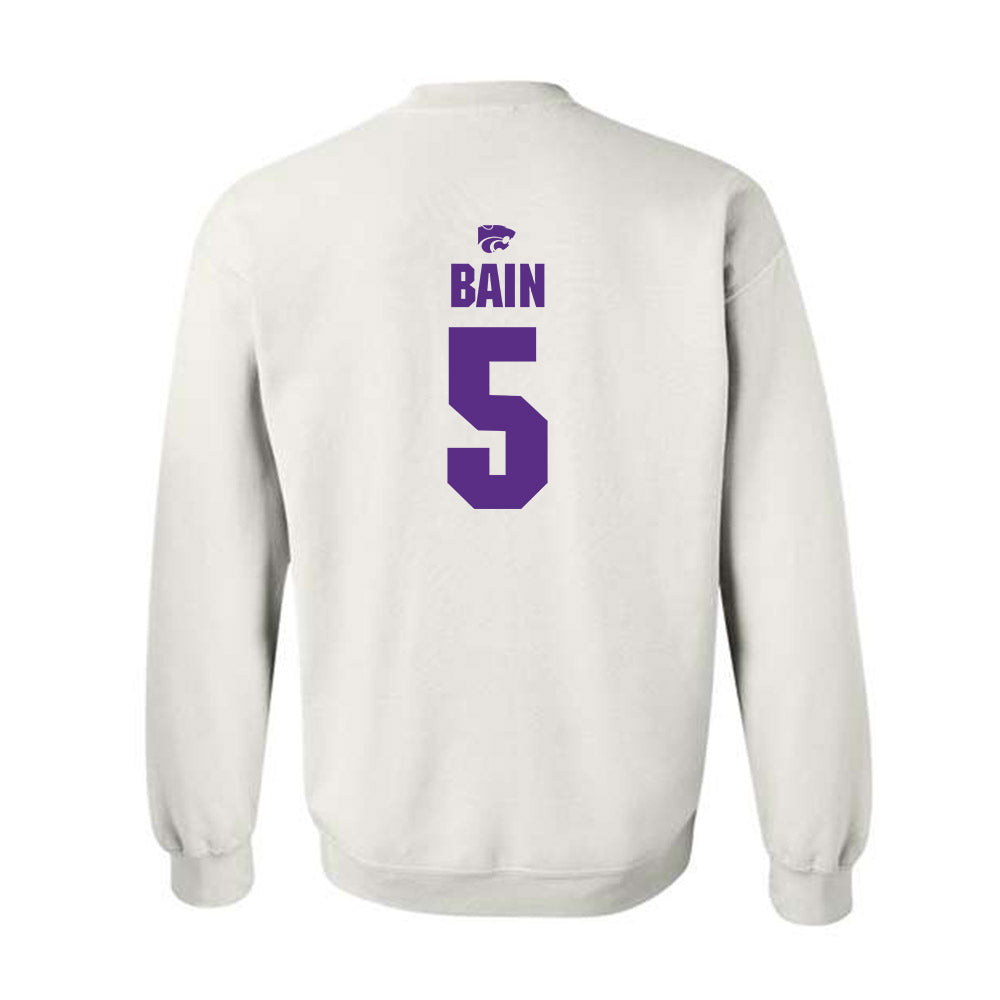 Kansas State - NCAA Men's Basketball : Spencer Bain - Sports Shersey Crewneck Sweatshirt