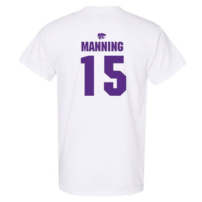 Kansas State - NCAA Men's Basketball : Taj Manning - Sports Shersey T-Shirt