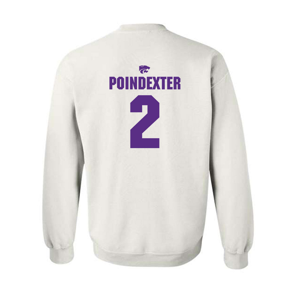 Kansas State - NCAA Women's Basketball : Temira Poindexter - Sports Shersey Crewneck Sweatshirt-1