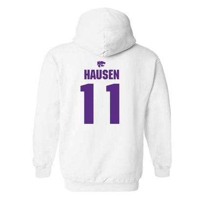 Kansas State - NCAA Men's Basketball : Brendan Hausen - Sports Shersey Hooded Sweatshirt