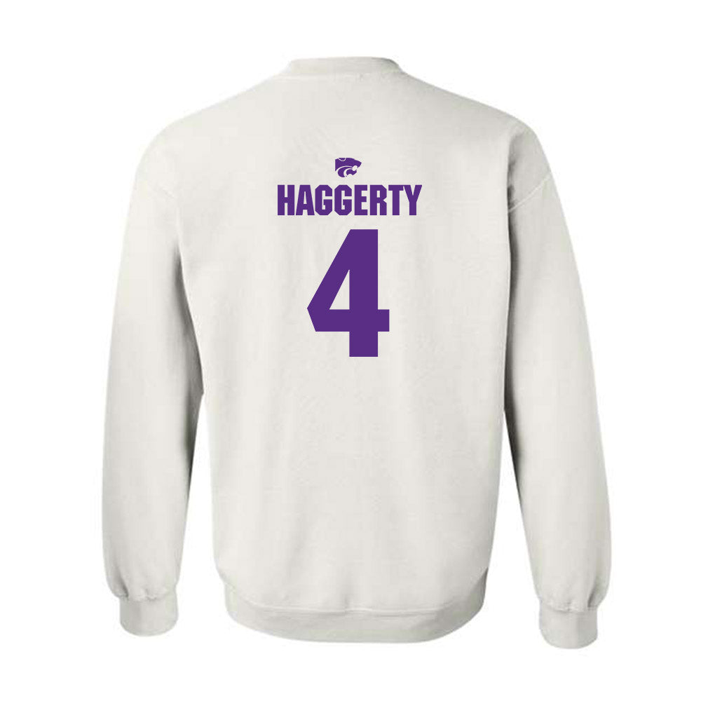 Kansas State - NCAA Men's Basketball : Pj Haggerty - Sports Shersey Crewneck Sweatshirt-1