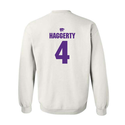 Kansas State - NCAA Men's Basketball : Pj Haggerty - Sports Shersey Crewneck Sweatshirt-1