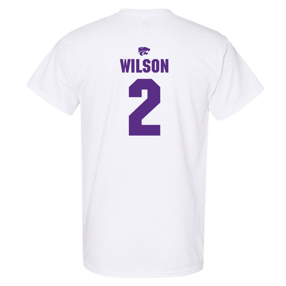 Kansas State - NCAA Men's Basketball : Exavier Wilson - Sports Shersey T-Shirt-1