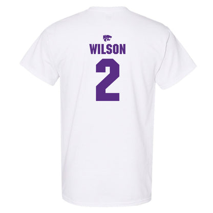 Kansas State - NCAA Men's Basketball : Exavier Wilson - Sports Shersey T-Shirt-1
