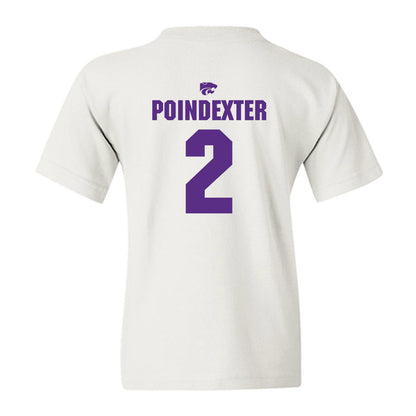 Kansas State - NCAA Women's Basketball : Temira Poindexter - Sports Shersey Youth T-Shirt-1