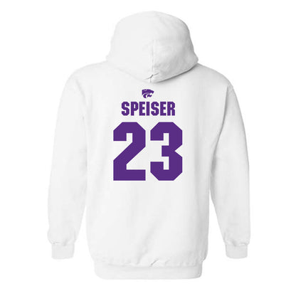 Kansas State - NCAA Women's Basketball : jordan speiser - Sports Shersey Hooded Sweatshirt-1