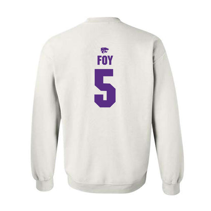 Kansas State - NCAA Women's Basketball : Aniya' Foy - Sports Shersey Crewneck Sweatshirt-1
