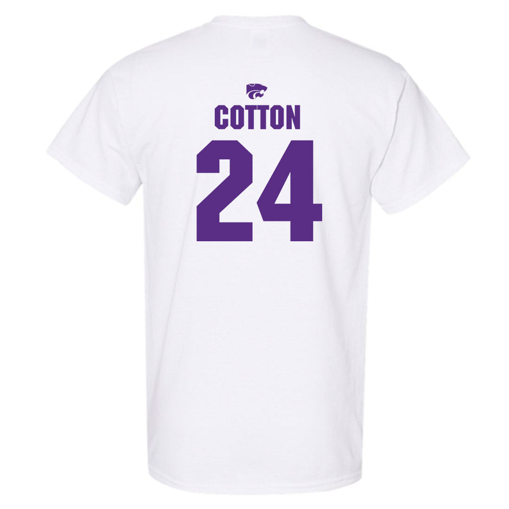 Kansas State - NCAA Women's Basketball : Jenessa Cotton - Sports Shersey T-Shirt-1