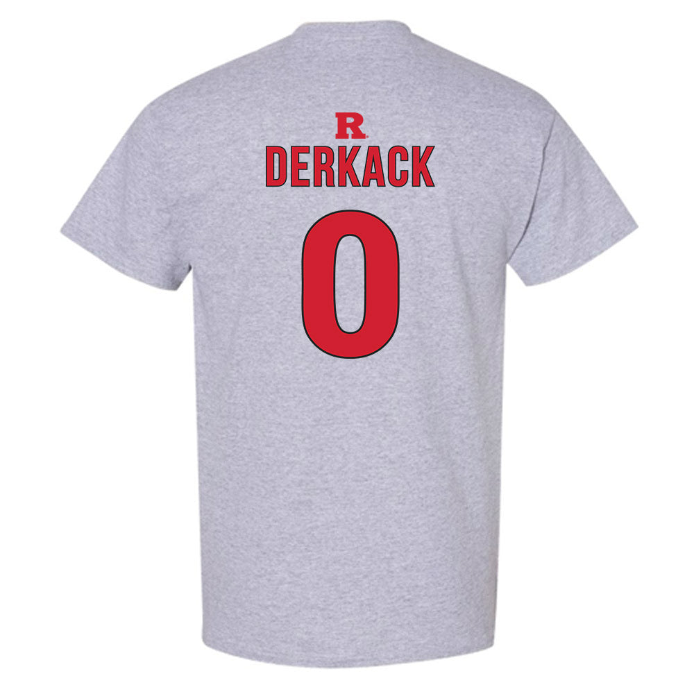 Rutgers - NCAA Men's Basketball : Jordan Derkack - Sports Shersey T-Shirt