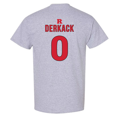 Rutgers - NCAA Men's Basketball : Jordan Derkack - Sports Shersey T-Shirt