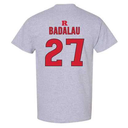 Rutgers - NCAA Men's Basketball : Denis Badalau - Sports Shersey T-Shirt-1